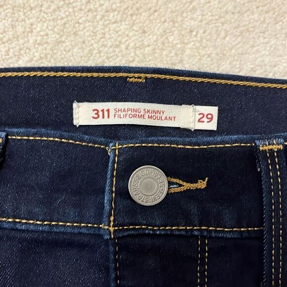 Levis 311 Shaping Skinny Black (Dark Navy)Fade Women’s Jeans. Size 29 - Picture 4 of 11
